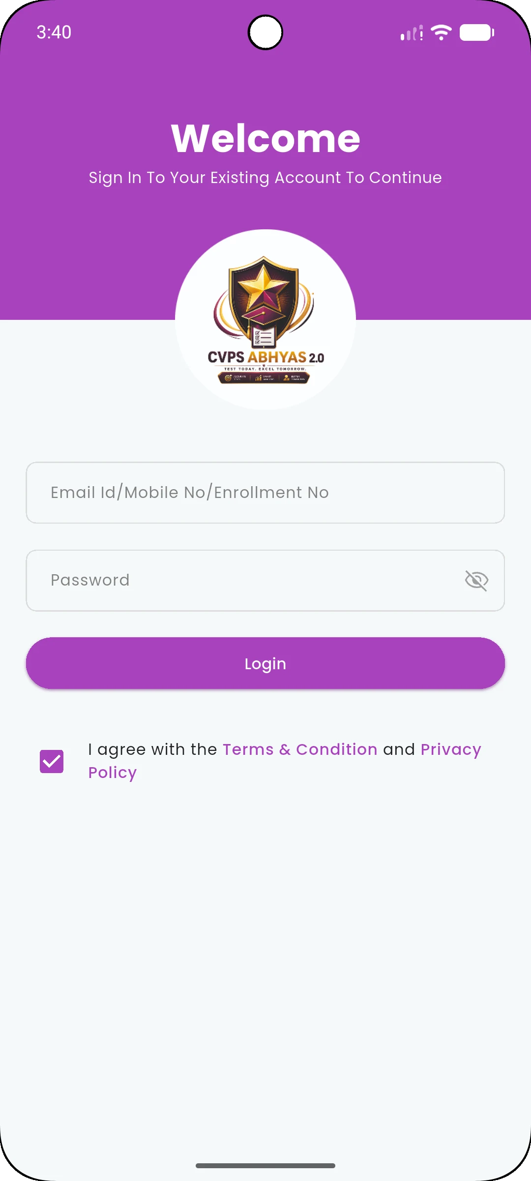CVPS Abhyas 2.0 : NEET & JEE screenshot